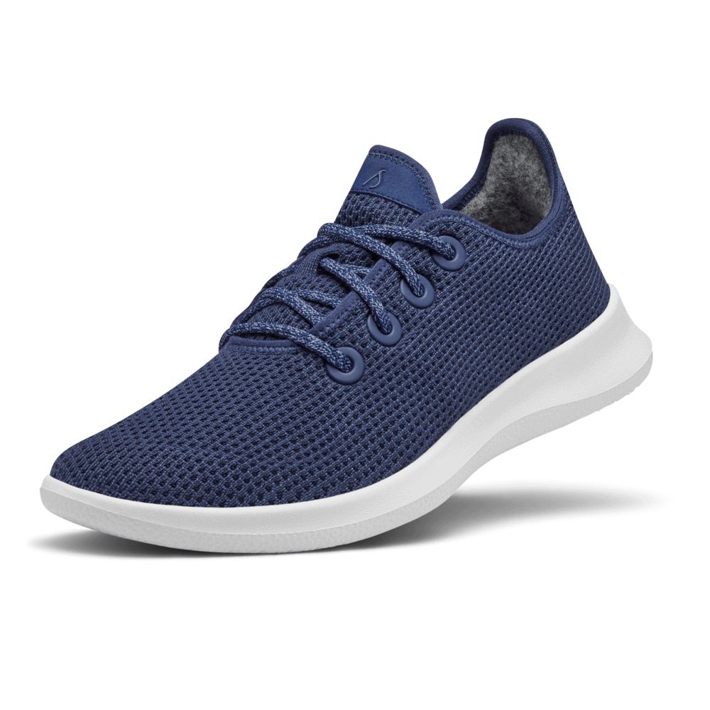 Allbirds Men's Sneakers Navy - Tree Runners - 68724LUDY